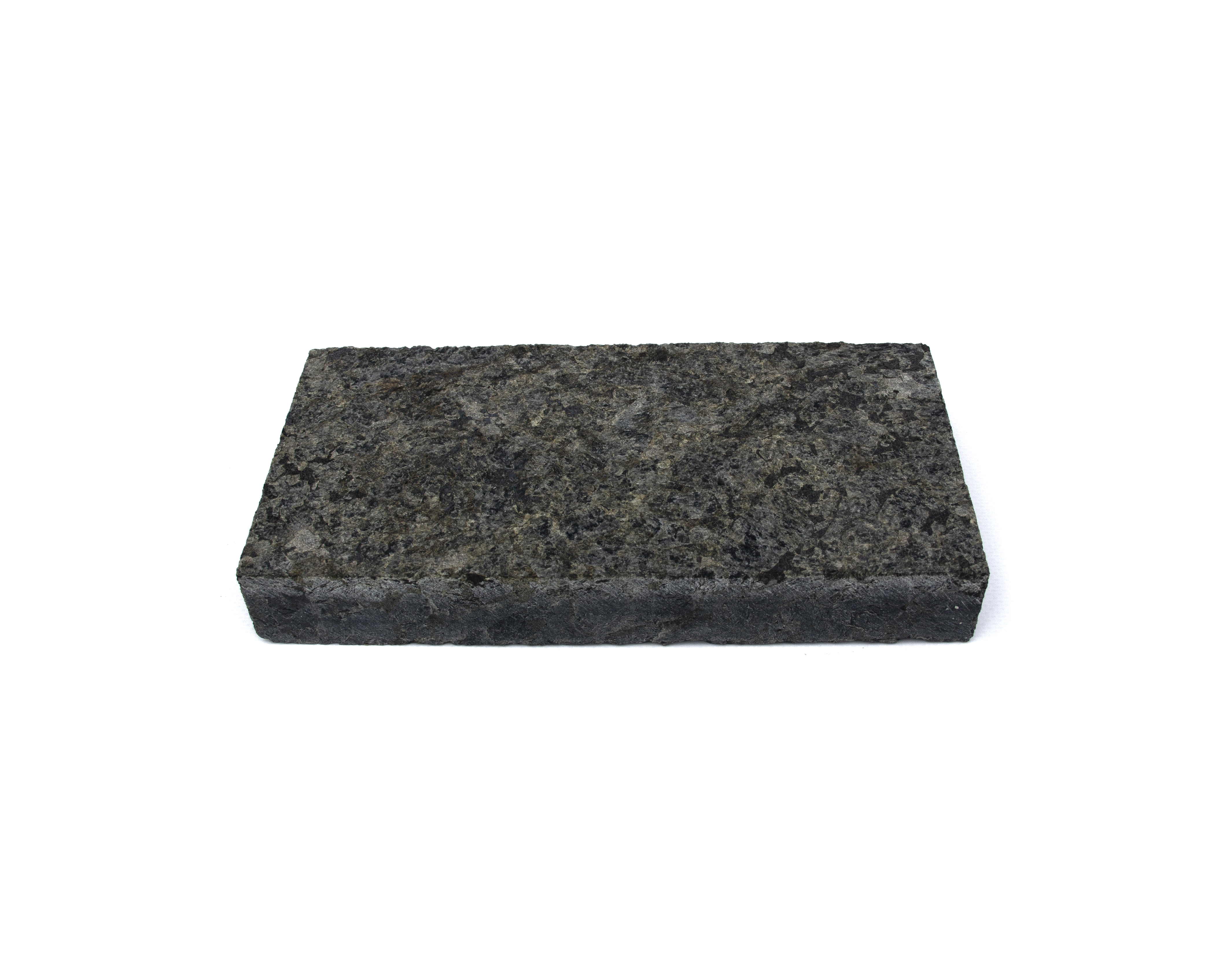 Бруківка гранітна з лабрадориту 200х100х50 мм пиляна  термооброблена