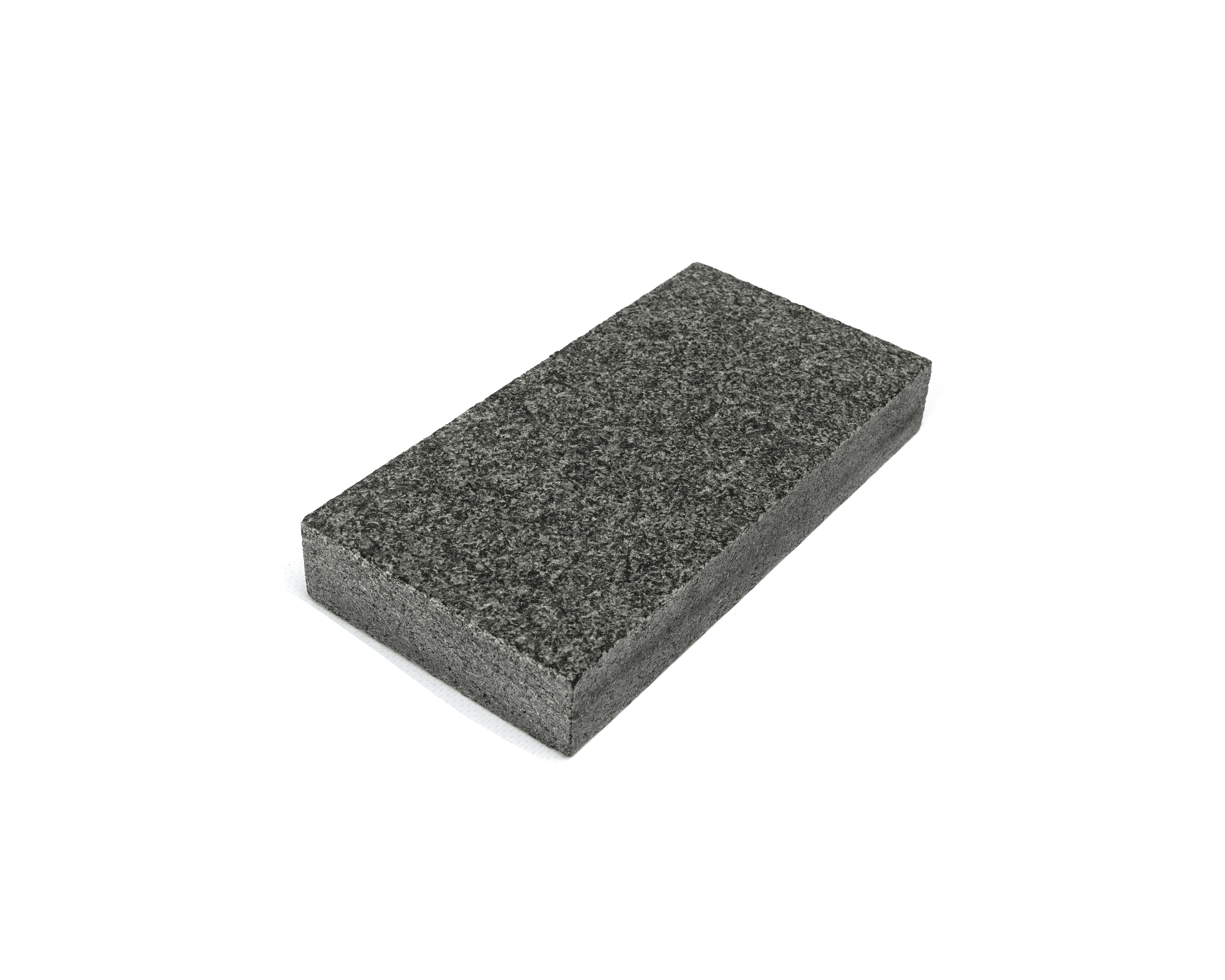 Бруківка гранітна з габро 200х100х30 мм пиляна  термооброблена — додаткове фото