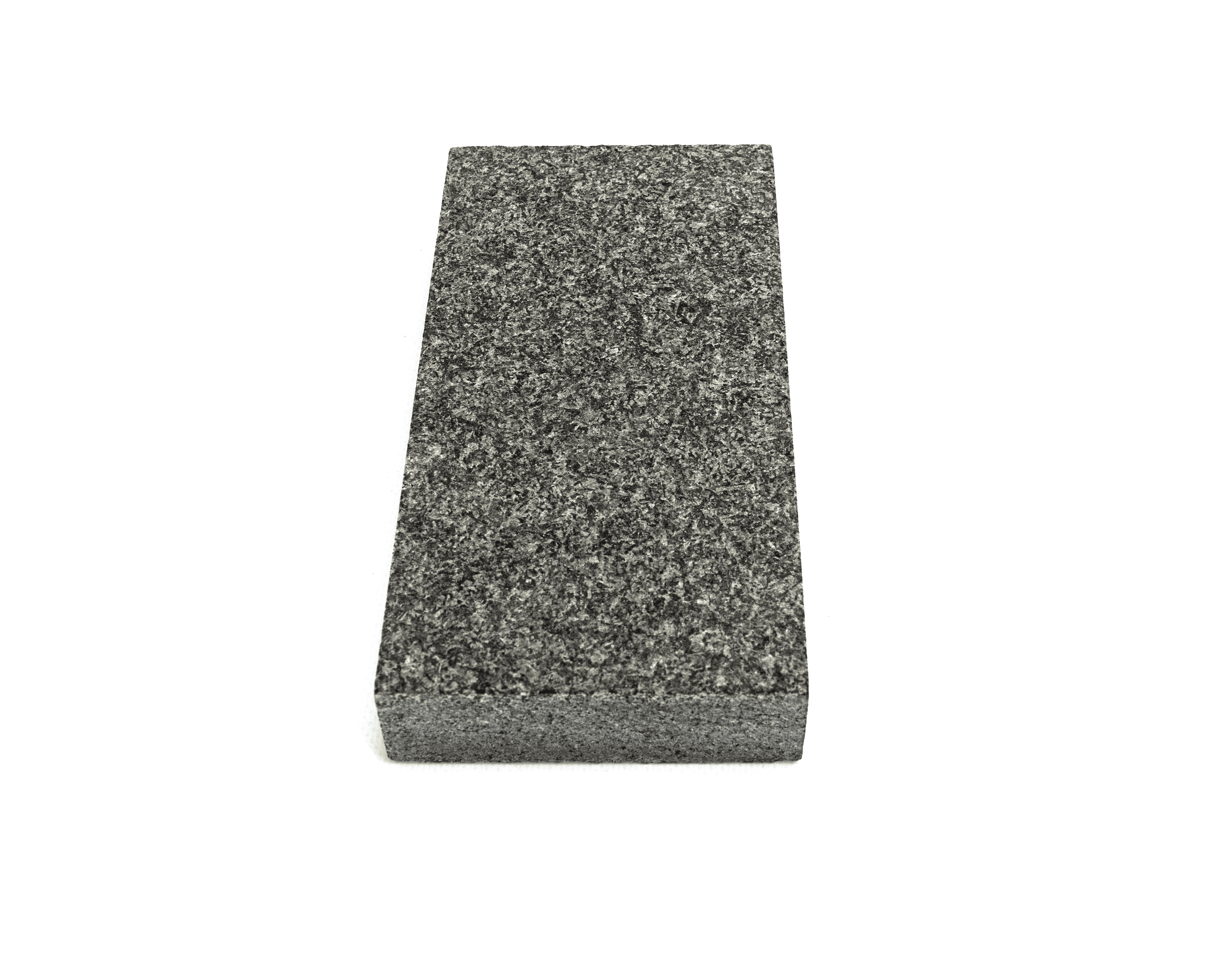 Бруківка гранітна з габро 200х100х40 мм пиляна  термооброблена — додаткове фото