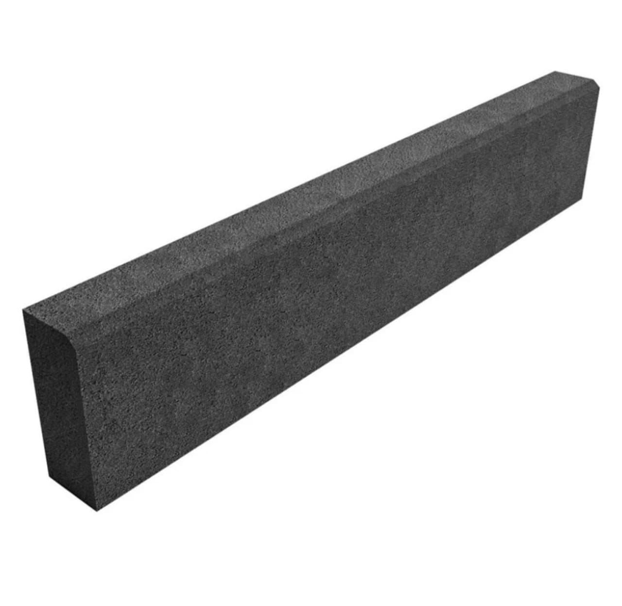 Бордюр гранітний з габро  Lх200х60 мм  (L=700-1500 мм) — додаткове фото